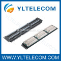 2U 19 pouces 48port(6*8) type de Patch Panel CAT 5e et Cat.6